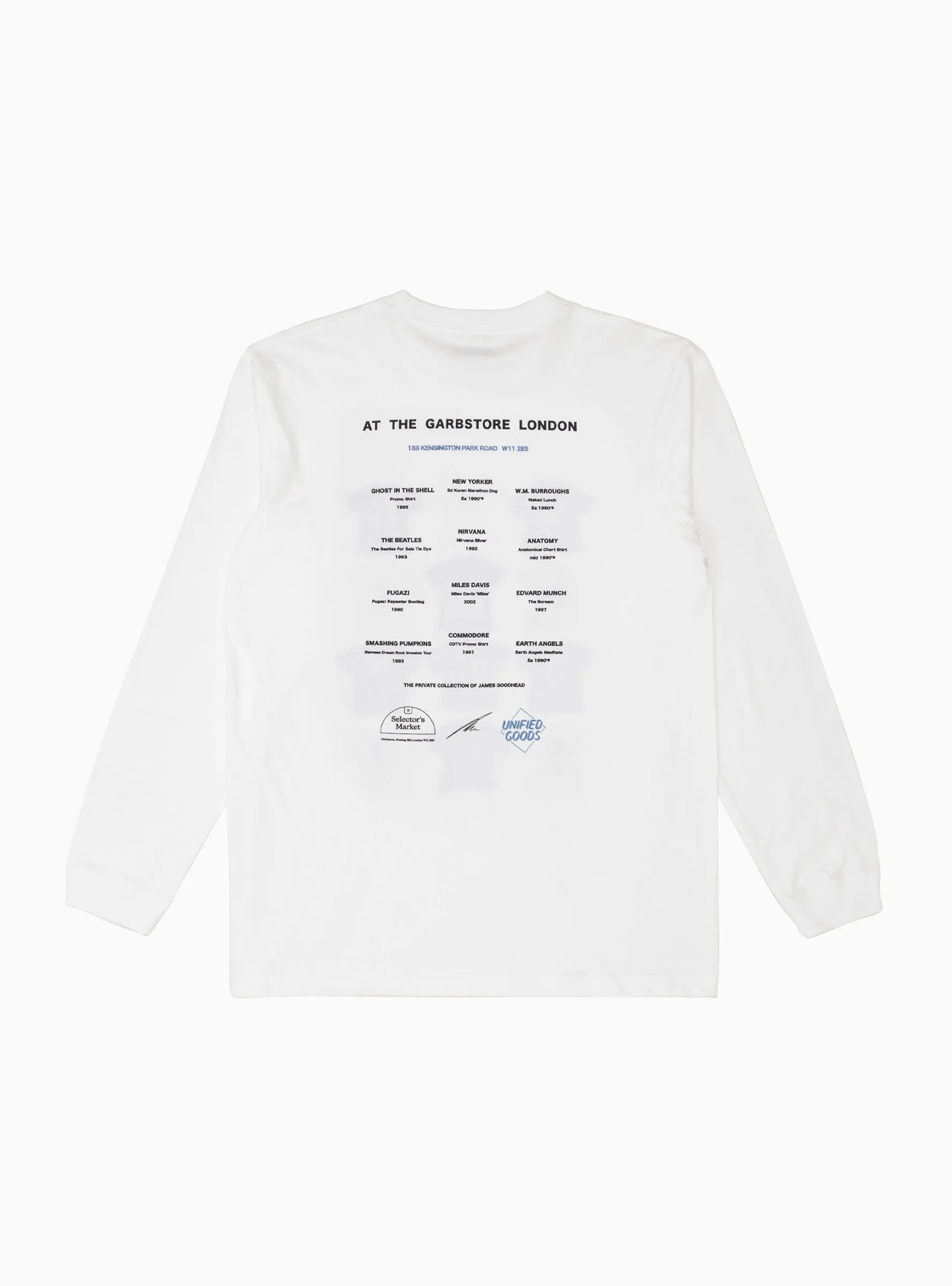 x Garbstore LS Tour T-shirt White