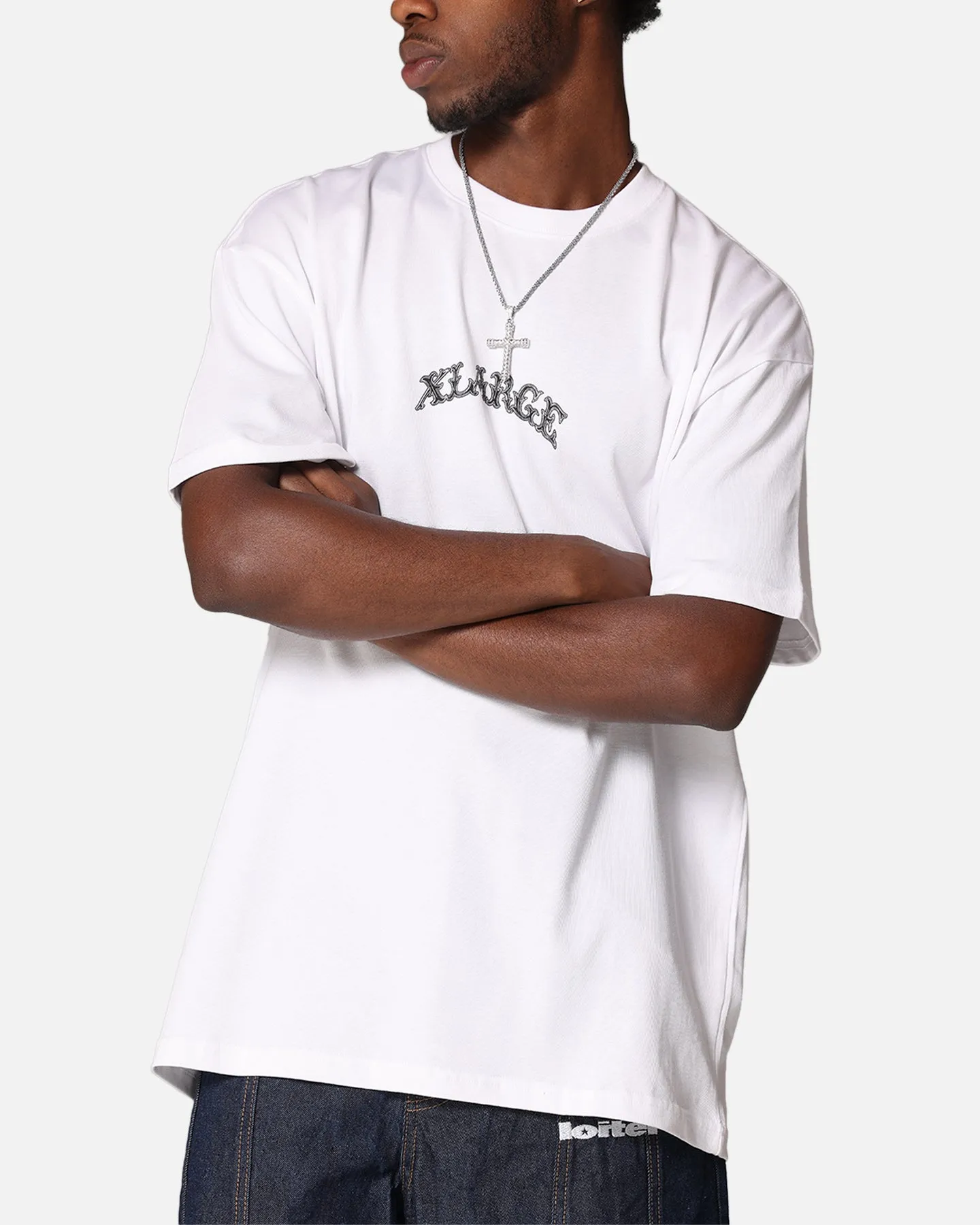 X-Large Angel T-Shirt Solid White