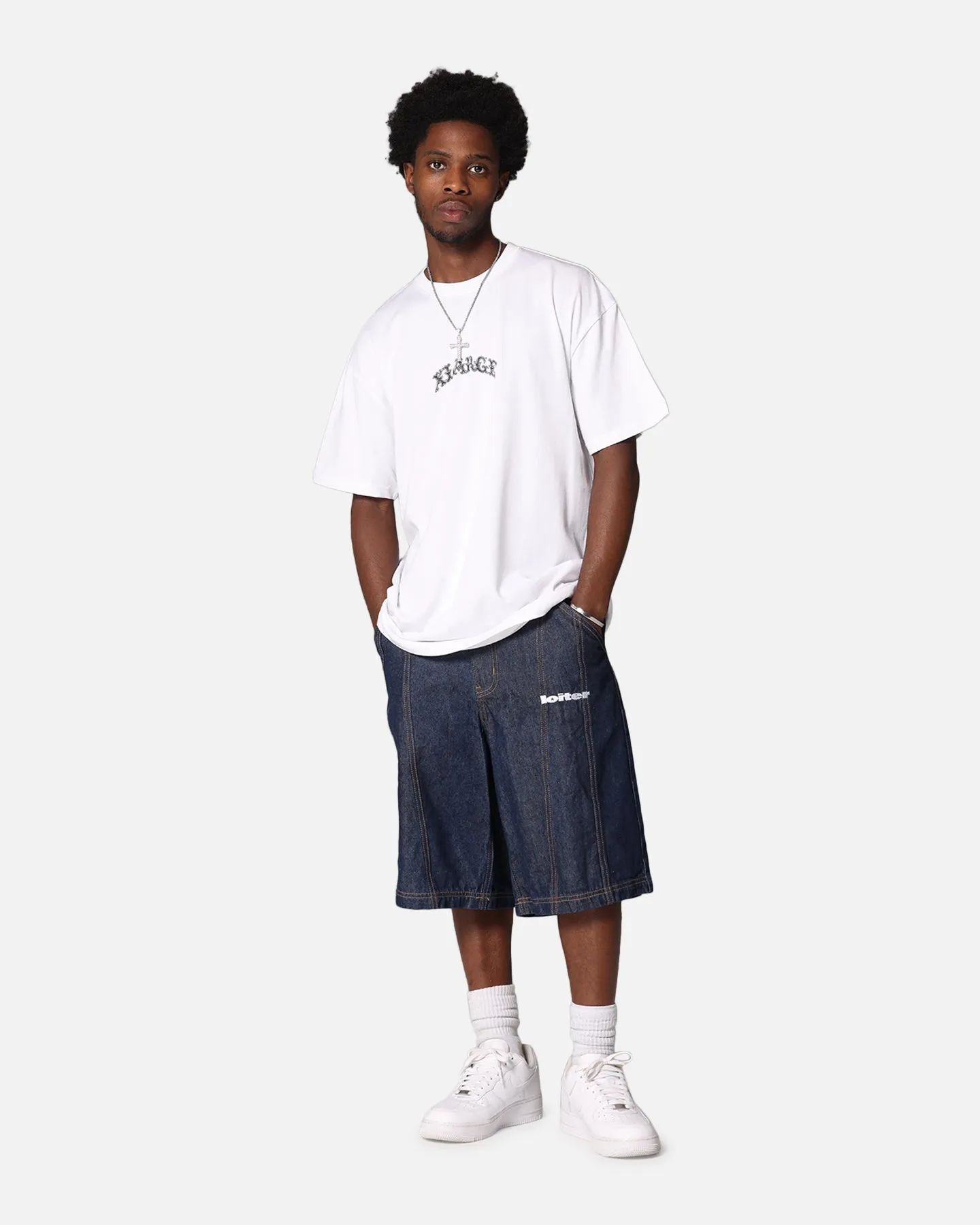 X-Large Angel T-Shirt Solid White