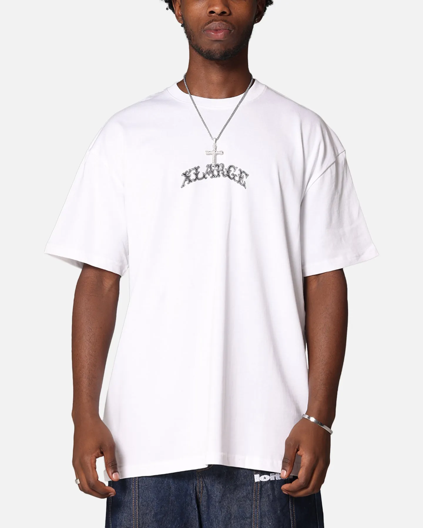 X-Large Angel T-Shirt Solid White