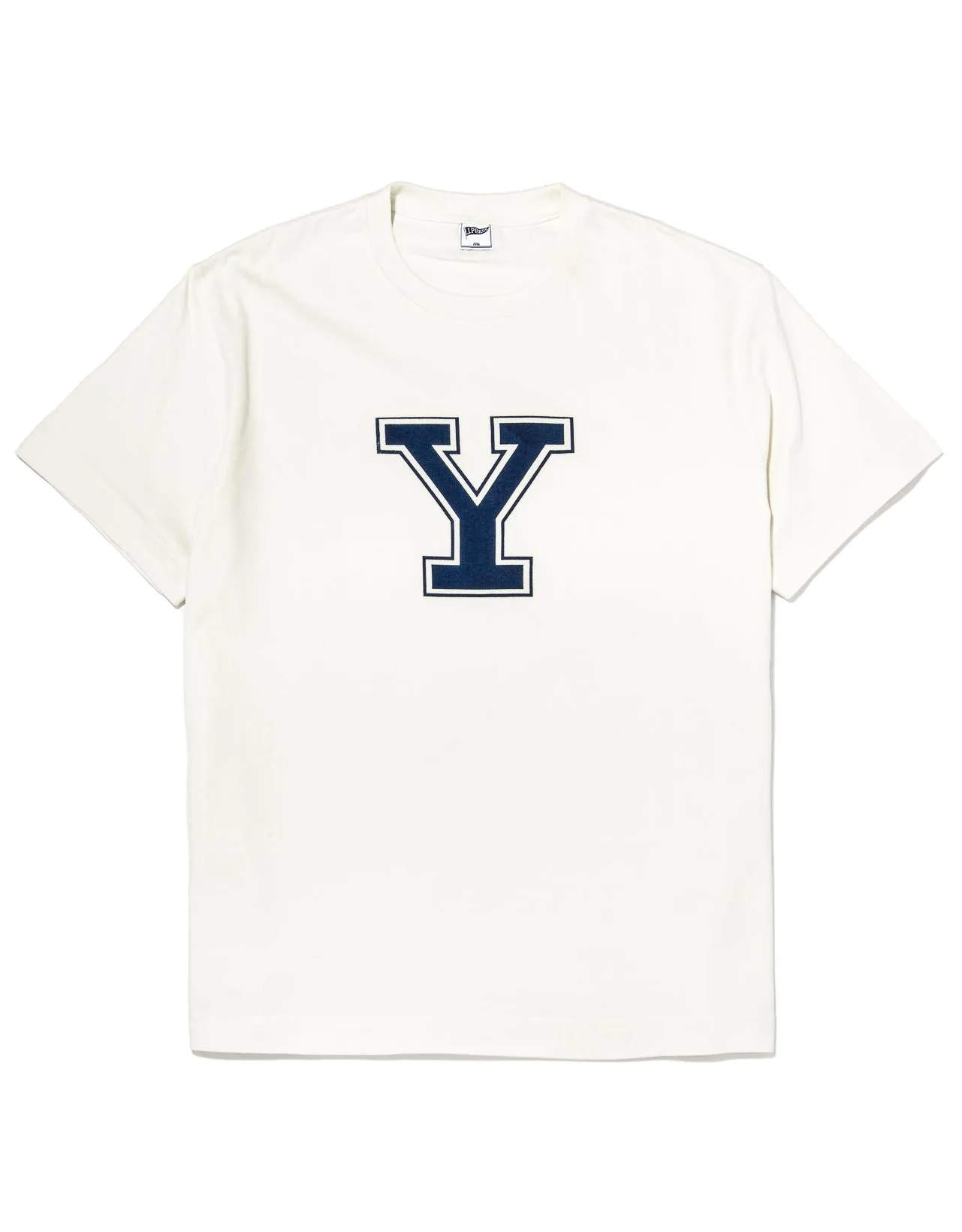 YALE VARSITY "Y" T-SHIRT - WHITE