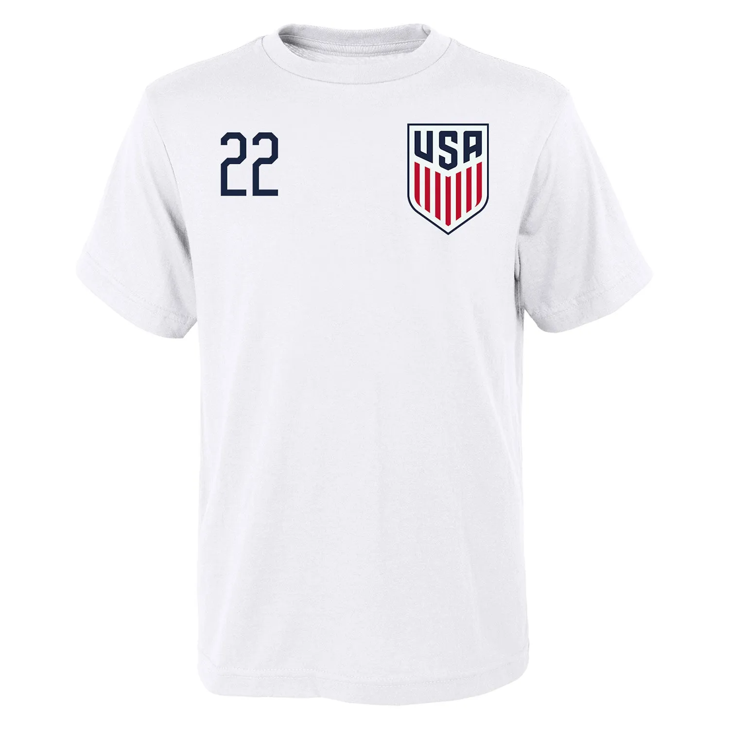 Youth Outerstuff USMNT Yedlin 22 White Tee